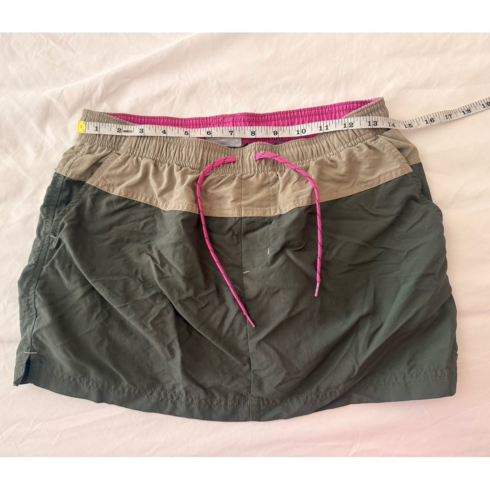 COLUMBIA SKORT green tan women's small hiking‎ tennis pickleball outdoor skirt - Picture 4 of 12